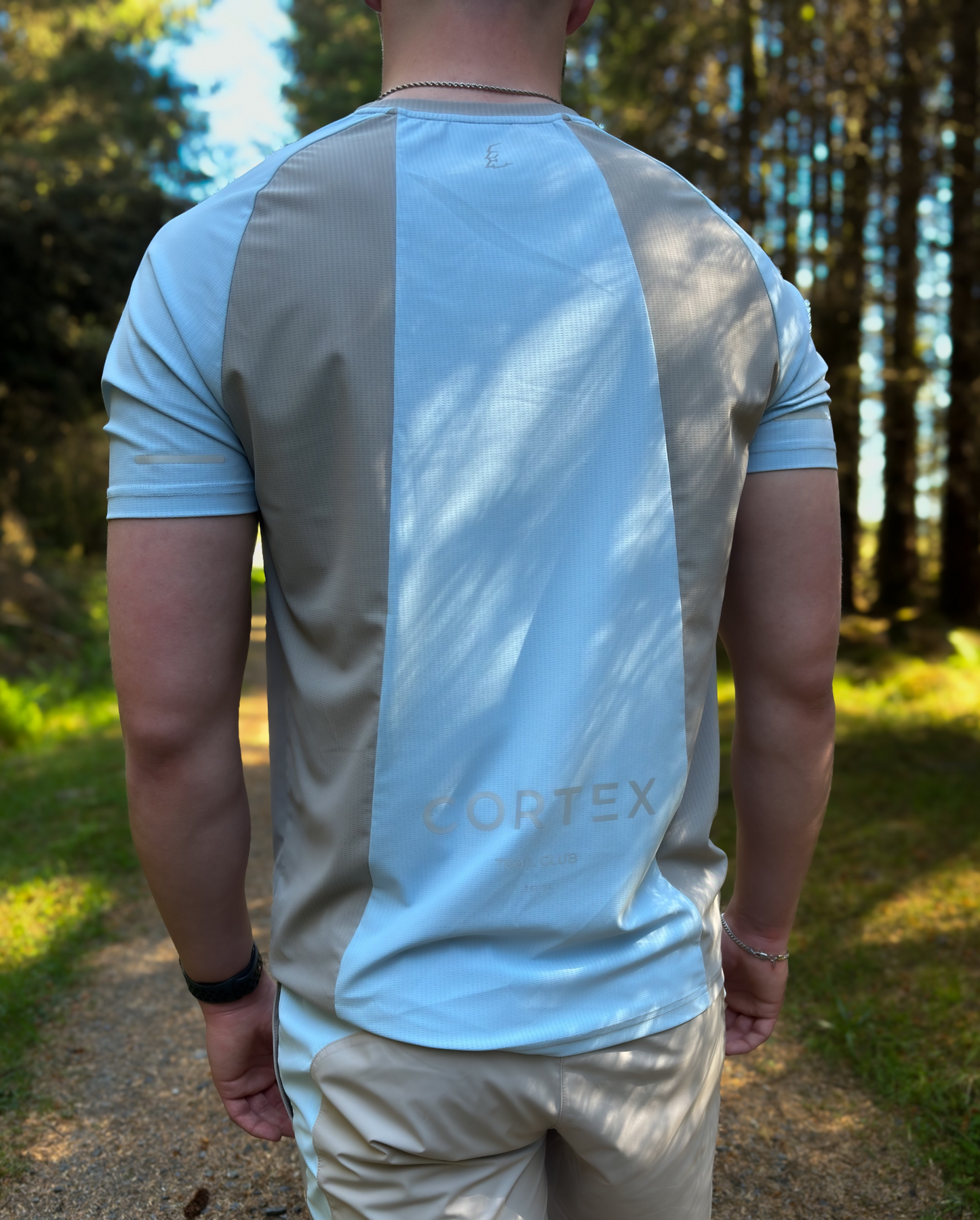 CairnSurge Tee Slate/Skye Blue