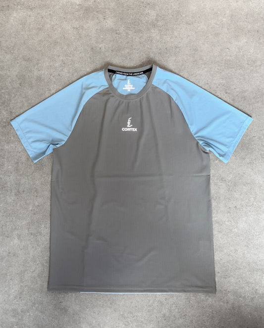 CairnSurge Tee Slate/Skye Blue