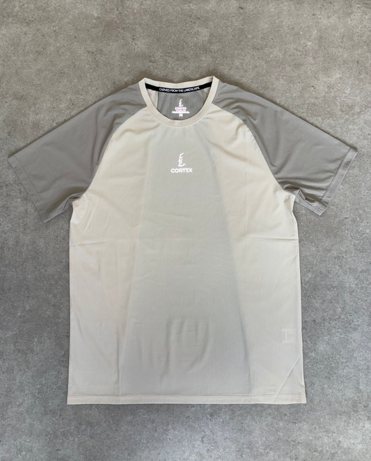 CairnSurge Tee Enoch Sand/Stone