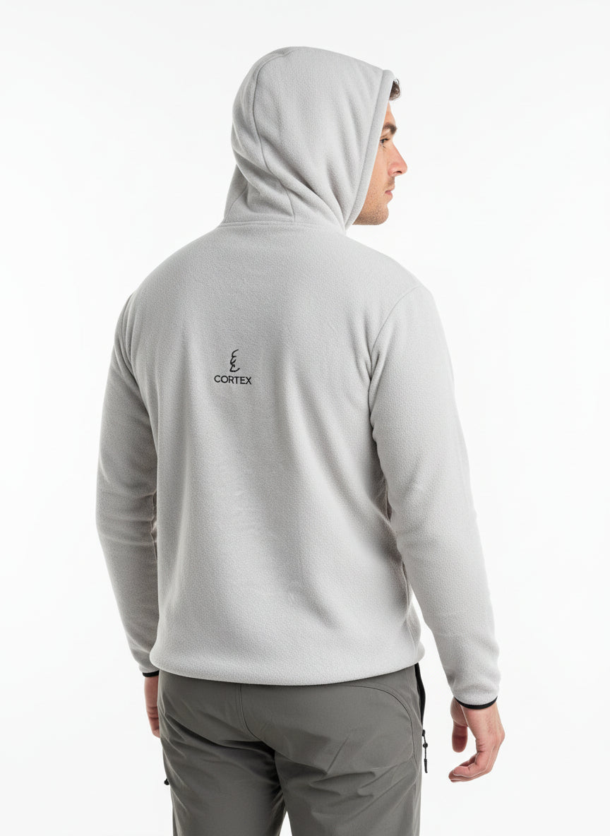 GalloFleece 1/4 Zip Hoody Grey