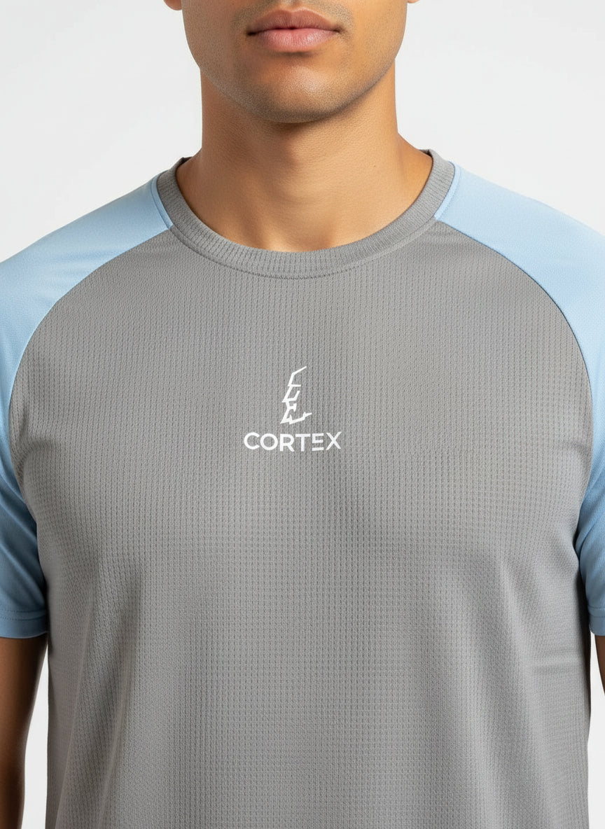 CairnSurge Tee Slate/Skye Blue